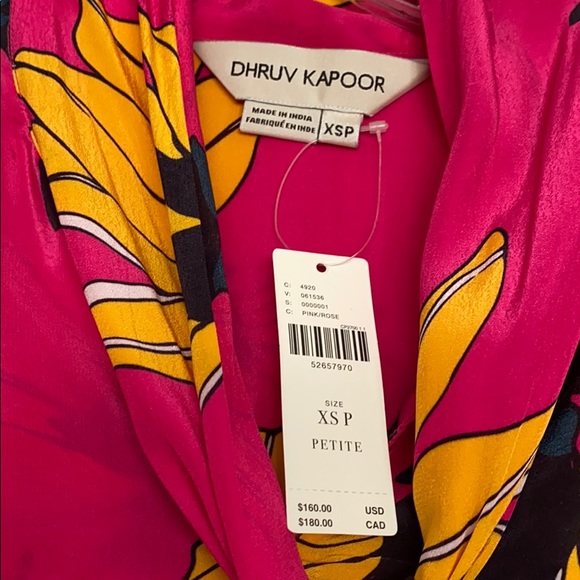 💕 Dhruv Kapoor Bright Pink Frida Top 💕 - Picture 10 of 14